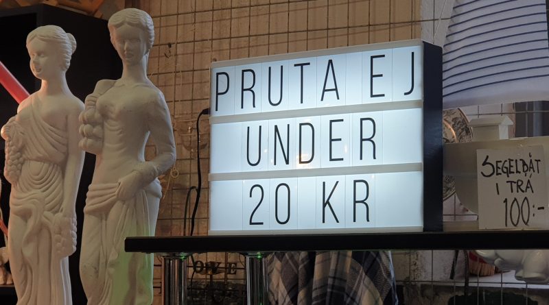 Pruta på loppis