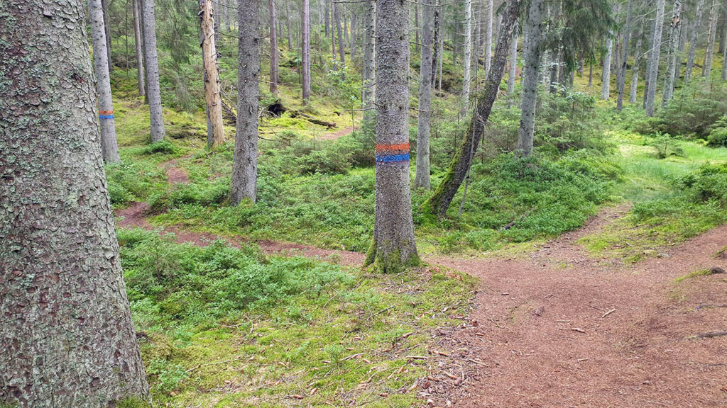 Djäknerundan, Karlsborg Tiveden - ledmarkering